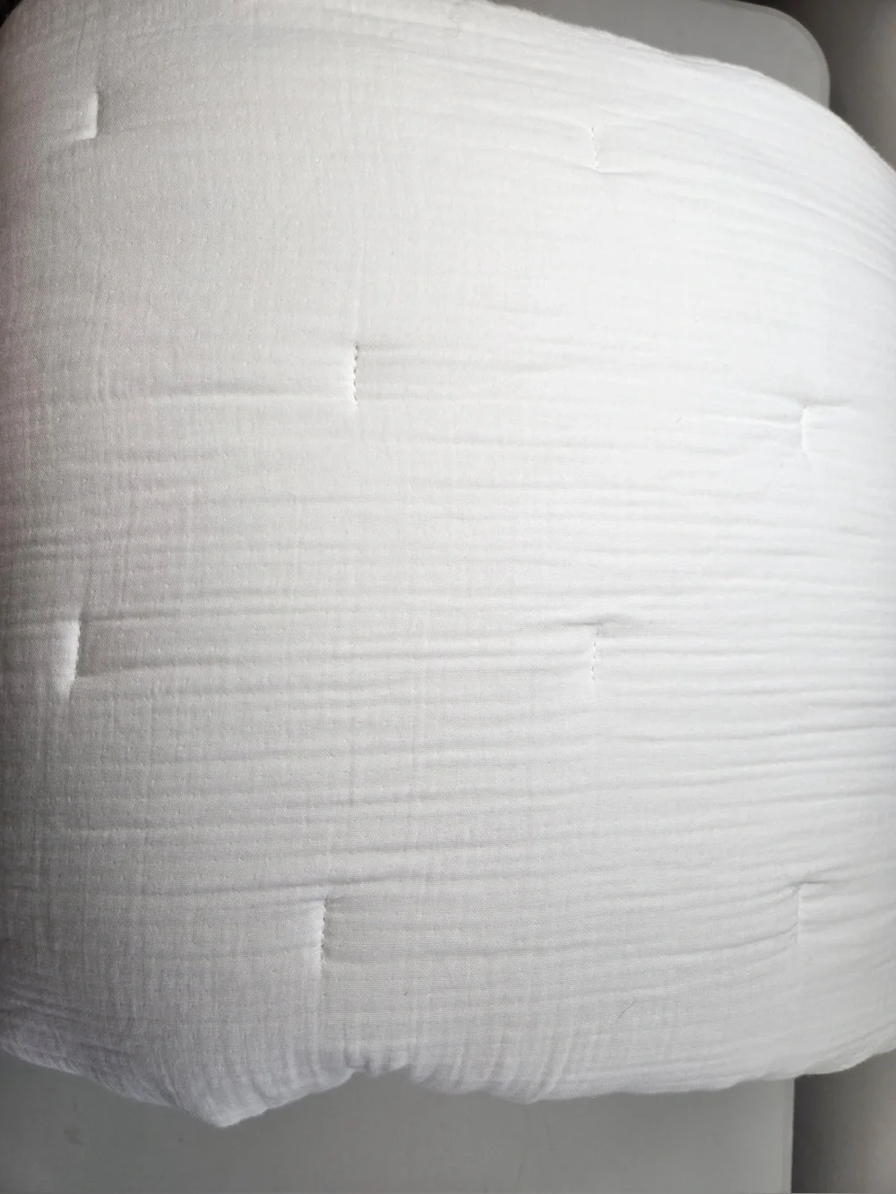 QUINCE Organic Cotton Gauze Dream Quilt King/Cal King White 0712